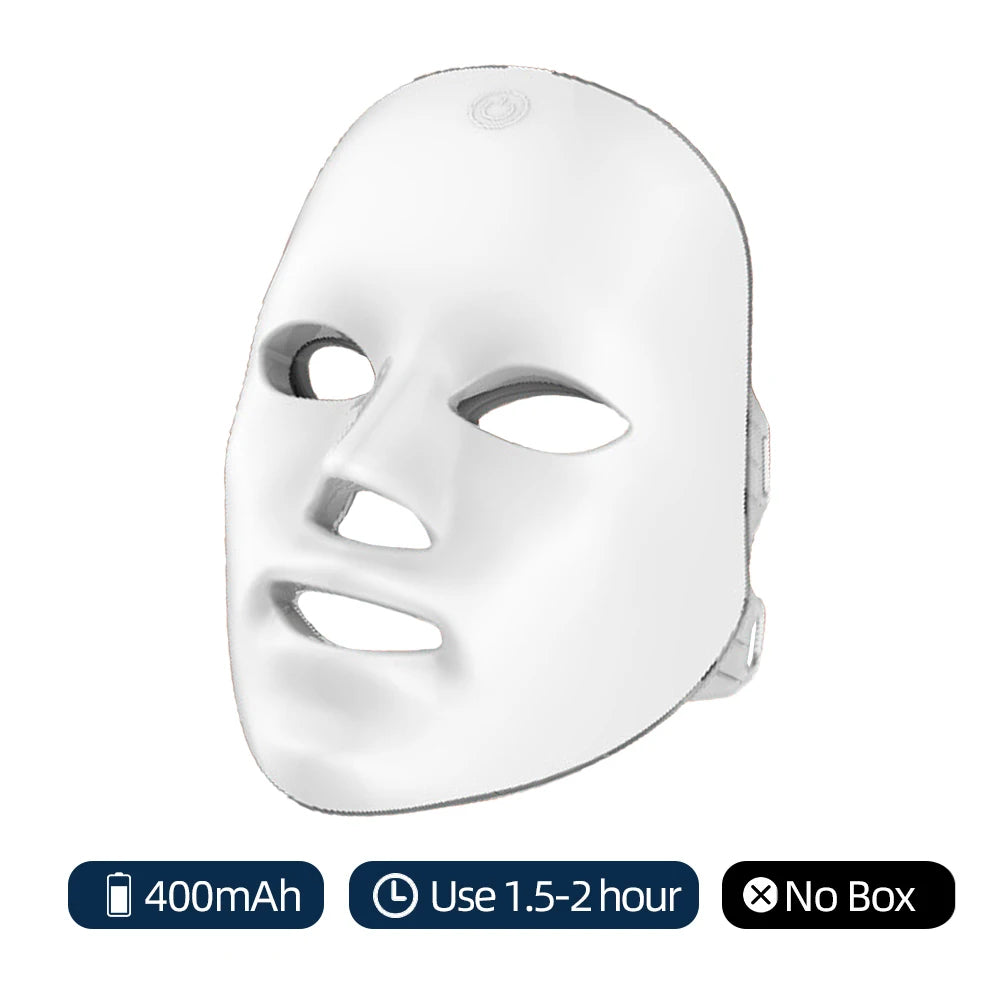 7 Colors Photon Facial LED Mask Red Light Anti-Wrinkle Rejuvenation Skin Care LED Face Mask Beauty SPA Ance Repair Skin Brighten